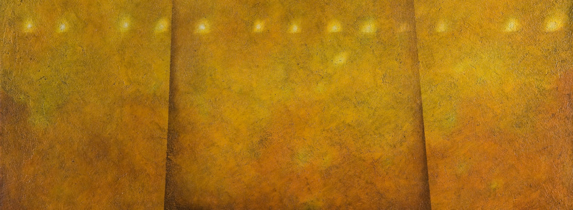 Lontano, 2008 acrilico e olio su tela 100 x 150 cm