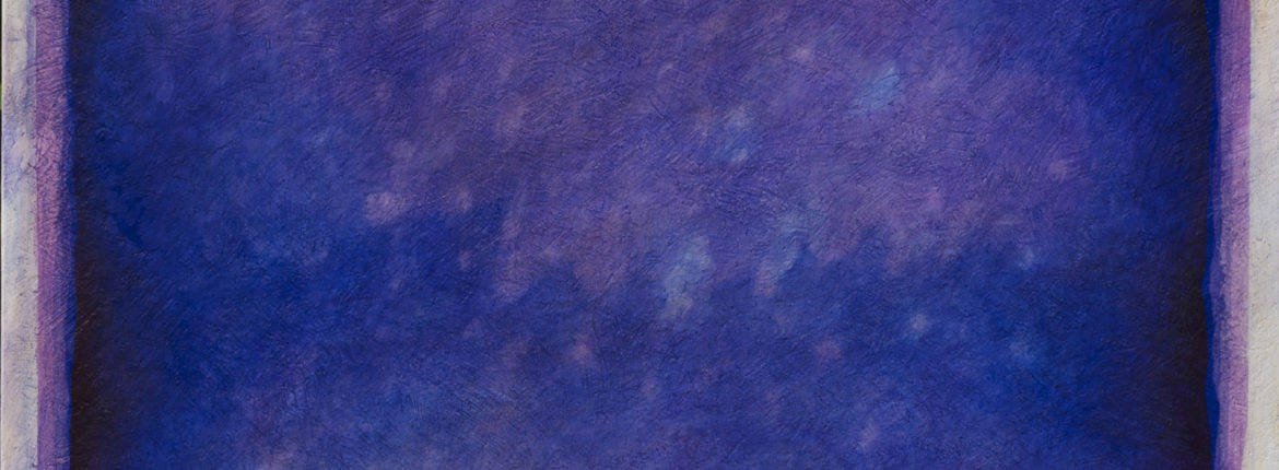 Nella radura 1, 2011, acrilico e olio su tela, cm. 100 x 120