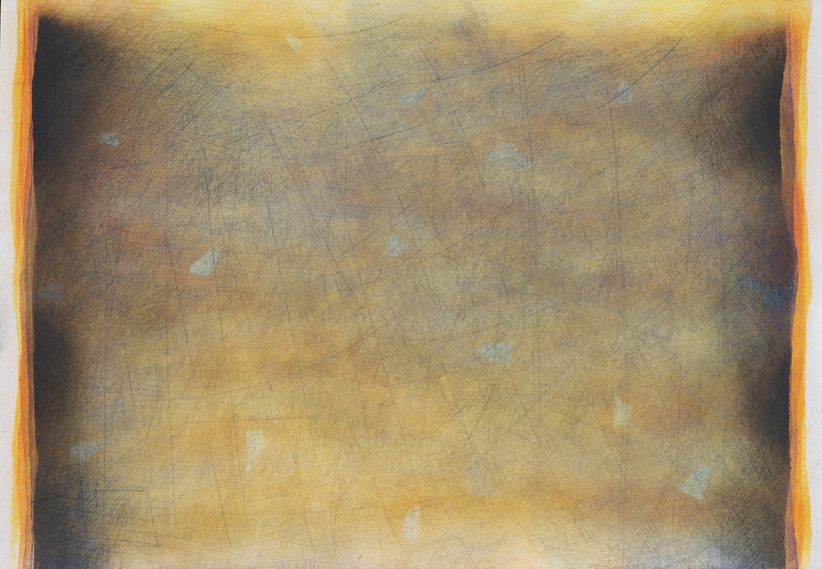 Sentire 1, 2011, pastello su cartoncino, cm. 51 x 73