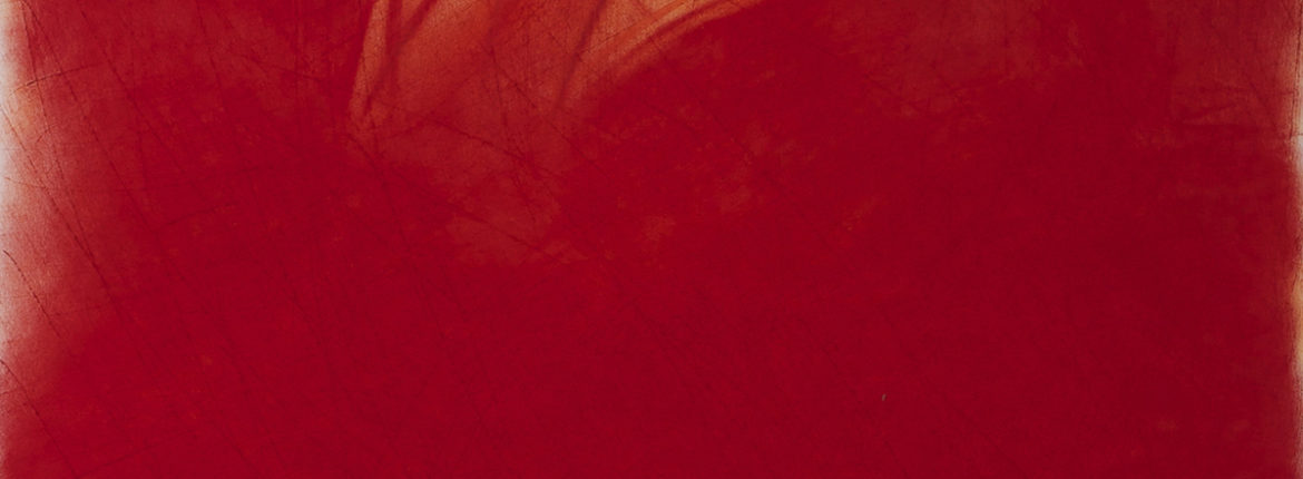 Orizzonte ( rosso) 2014 pastello su cartoncino cm 73x51