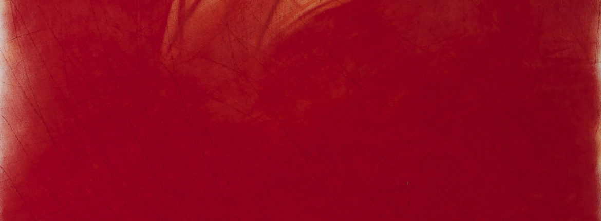 Orizzonte ( rosso) 2014 pastello su cartoncino cm 73x51